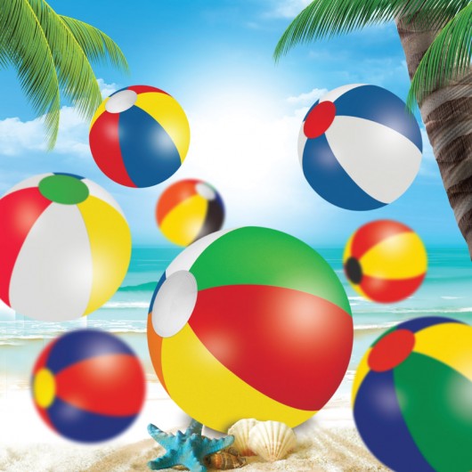 28cm Mix n Match Beach Balls lifestyle image
